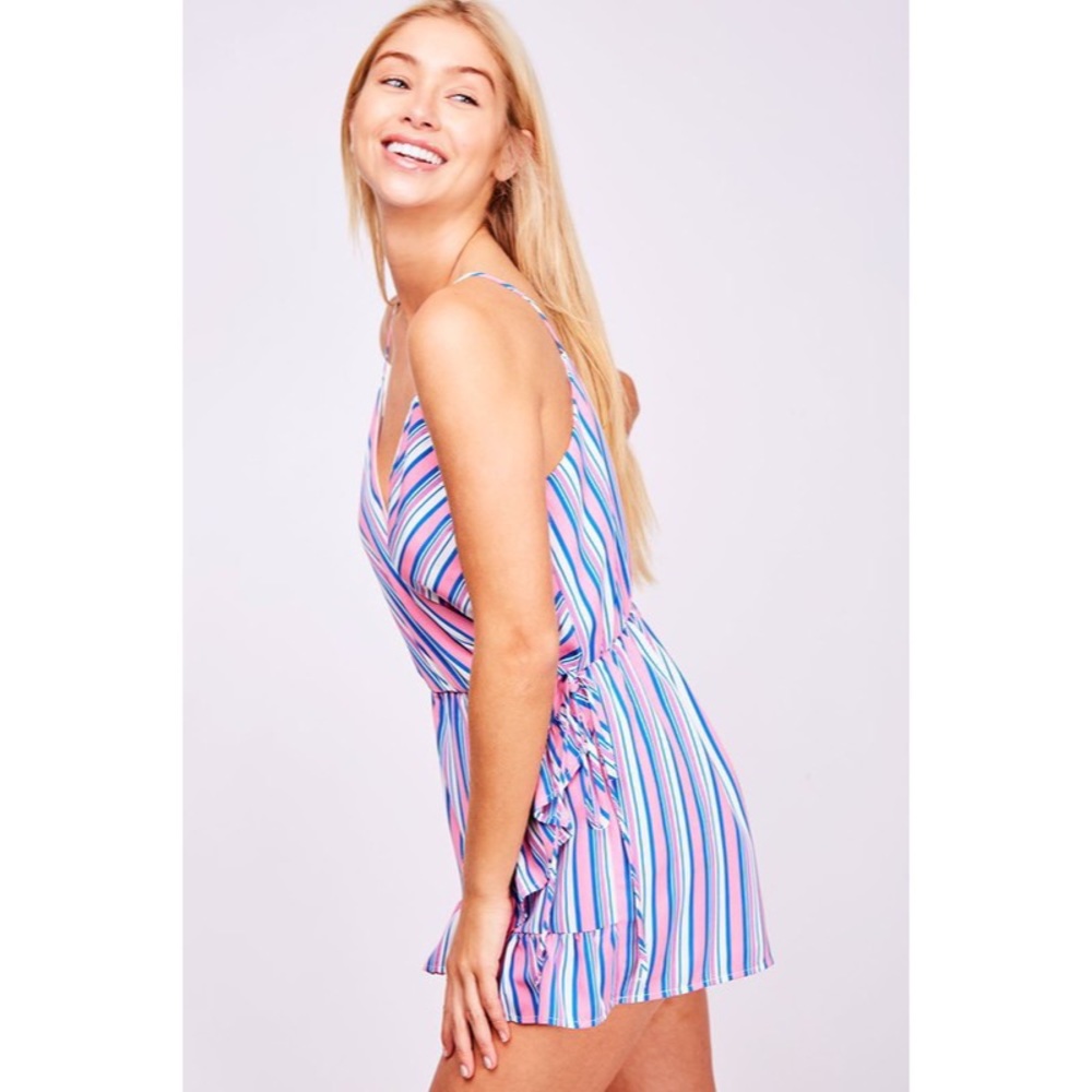 Amusement Striped Romper - Picture 4 of 9